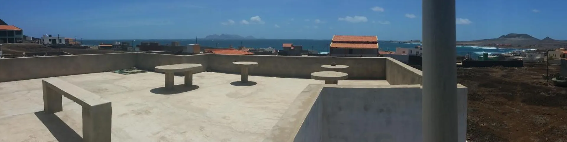 Vakantiehuis House View To Santa Luzia With Swimming Pool Villa Mindelo Kaapverdische Eilanden