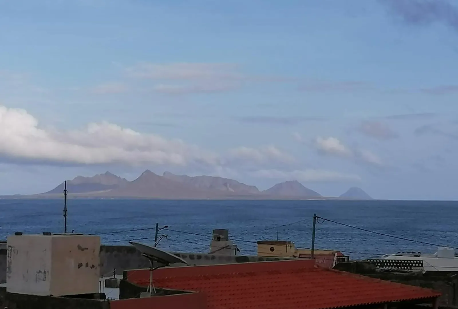 Vakantiehuis House View To Santa Luzia With Swimming Pool Villa Mindelo Kaapverdische Eilanden