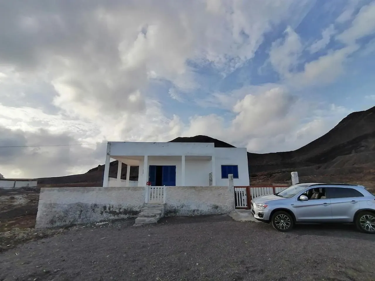 House View To Santa Luzia With Swimming Pool Villa Mindelo
